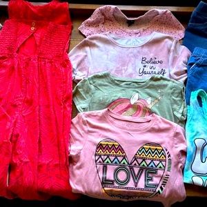 Girls Size  7/8 Clothing Bundle Lot Resort Warm Weather #2